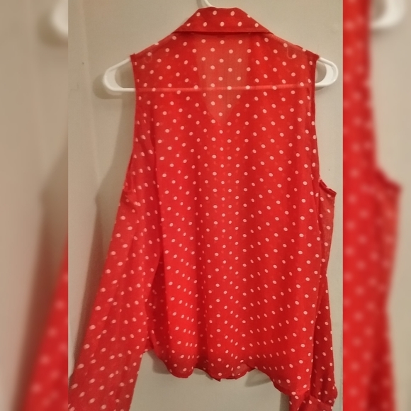 BONGO Cold Shoulder Blouse - Picture 2 of 2